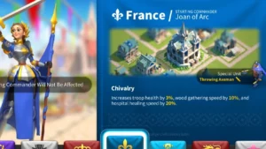 Rise of Kingdoms Best Civilization Tier List France