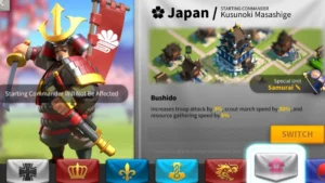 Rise of Kingdoms Best Civilization Tier List Japan