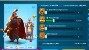 Rise of Kingdoms Best Commander Pairings Guide Cao Cao Pelagius