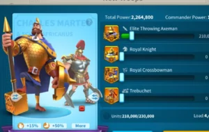 Rise of Kingdoms Best Commander Pairings Guide Martel Scipio