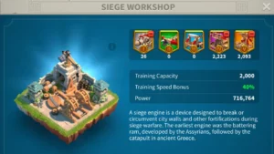 Rise of Kingdoms Best Troops & Training Guide Choosing Troop Siege