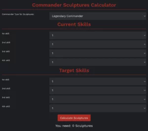 Rise of Kingdoms Calculators Dominate ROK & Conquer Commander Sculptures