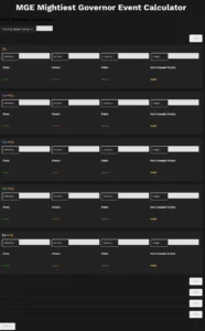 Rise of Kingdoms Calculators Dominate ROK & Conquer MGE Event