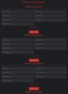 Rise of Kingdoms Calculators Dominate ROK & Conquer Resource