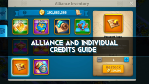 Rise of Kingdoms Earn & Spend Alliance:Individual Credits