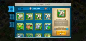 Rise of Kingdoms Earn & Spend Alliance:Individual Credits Alliance Reclaim 2