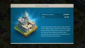 Rise of Kingdoms Get Books of Covenant & Level Up Fast! Castle Upgrade Requirement