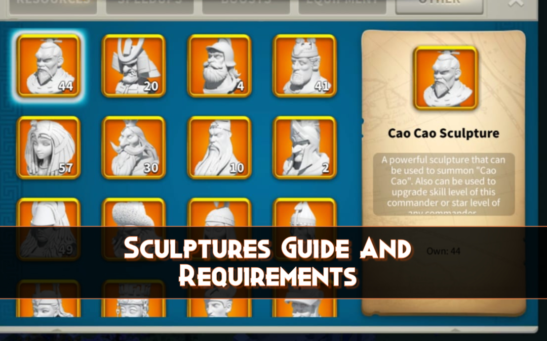 Rise of Kingdoms: Get Commander Sculptures & Dominate!