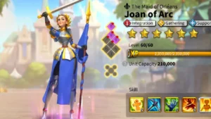 Rise of Kingdoms Joan of Arc Talent Guide