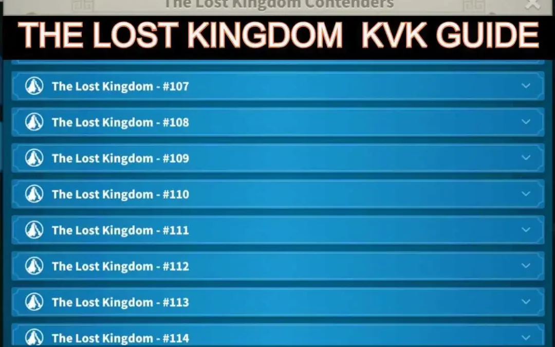 RoK KVK Season 1 & 2 Guide: Dominate the Lost Kingdom