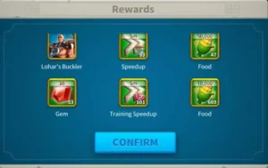 Rise of Kingdoms Lohar's Trial Guide - Dominate Barbarians & Rewards Rewards 1