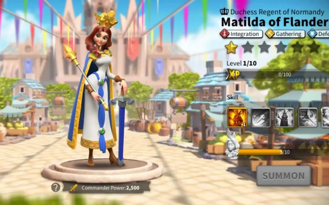 Matilda of Flanders: Best Gathering Build & Guide – RoK