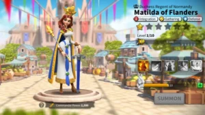 Rise of Kingdoms Matilda of Flanders- Best Gathering Build & Guide