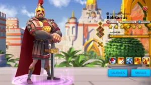 Rise of Kingdoms Max Cavalry March Speed Guide Belisarius Talent Tree