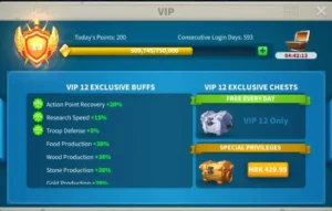 Rise of Kingdoms Maximize Action Points & Dominate! Recovery