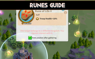 Rise of Kingdoms Runes: Find & Use Magical Boosts