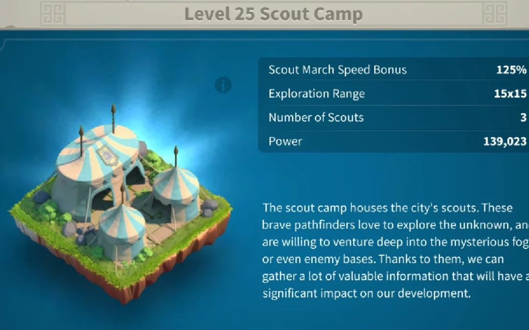 Rise of Kingdoms: Scout Camp Guide for Map Control