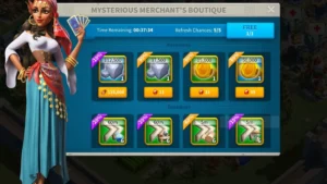 Rise of Kingdoms Speedups The Ultimate Guide to Domination in Game Store Mysterious Merchant