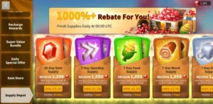 Rise of Kingdoms Super - Value Bundles Supply Depot