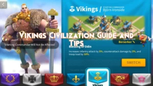 Rise of Kingdoms Vikings- Guide, Stats & Commanders