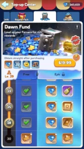 Whiteout Survival Maximize Dawn Fund Rewards & Strategy Rewards 1