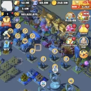 last war account for sale with 101M total hero power