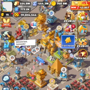 kingshot accounf for sale with 111M power. low account