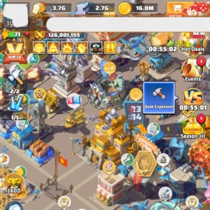 last war account for sale with 126M power