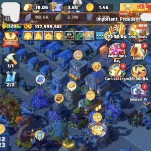 last war account for sale with 170M power