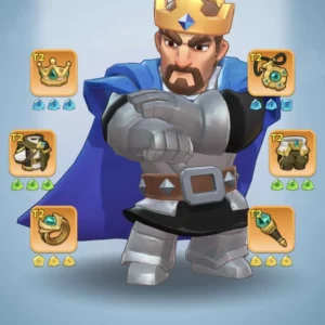 kingshot account for sale with 198M power, medium account