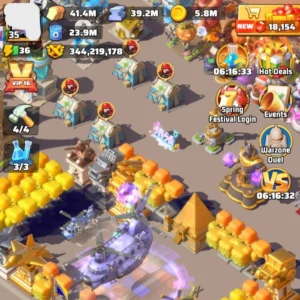 last war account for sale with THP 206M power