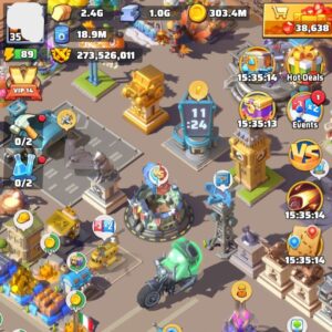 last war account for sale with 273M power, medium account