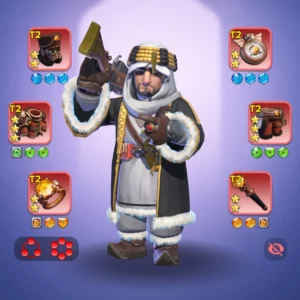 WOS account for sale with 627M power, whale account