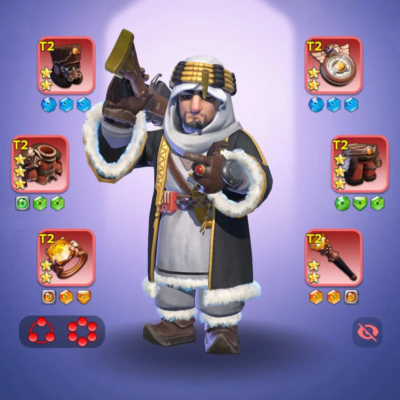 WOS account for sale with 627M power, whale account