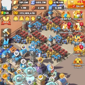 last war account for sale with 96M total hero power