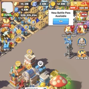 last war account for sale THP 220M