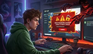 Fake support scam image