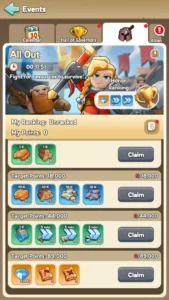 Kingshot All Out Event - Dominate & Win Big! Milestone Rewards 1