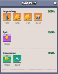 Last War Deluxe Adventurer Chest Drop Rates