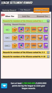 Last War Survival Alliance Duel (VS) Ranking Rewards 3