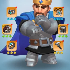 kingshot account for sale with 371M power Starter Account