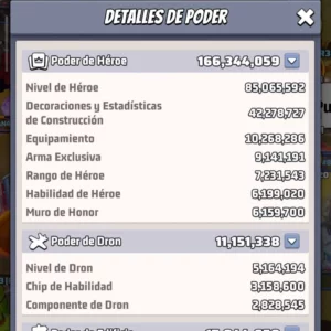 last war account for sale THP 166M