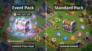 Event Packs vs Standard Packs