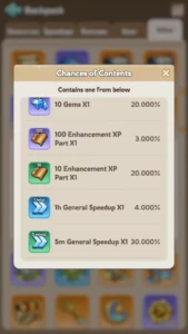 Kingshot Master Pan Reserve Chest Chances of Content 2