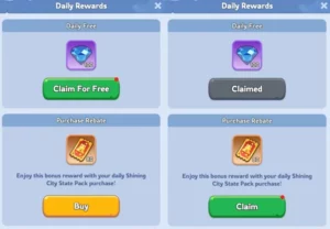 Whiteout Survival Shining City Pack Daily Rewards