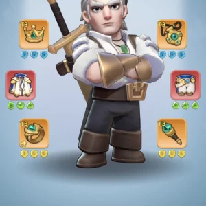 kingshot account for sale with 362M power, mid account, good for main account