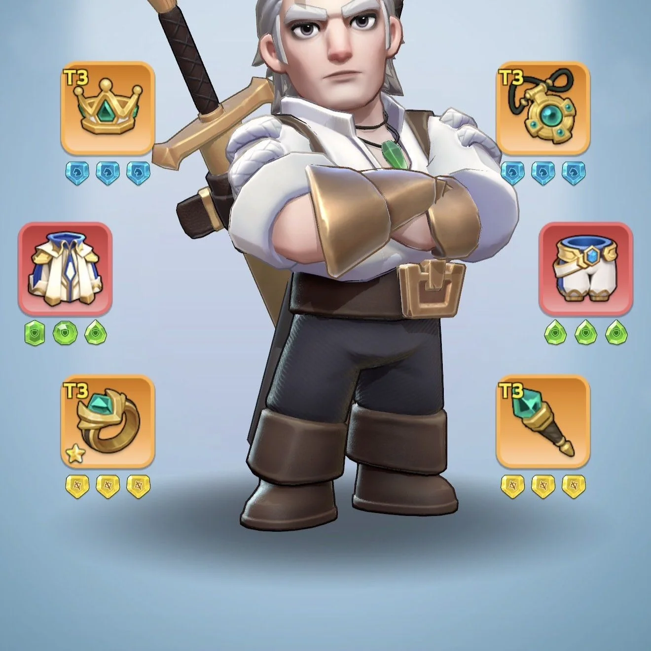 kingshot account for sale with 362M power, mid account, good for main account