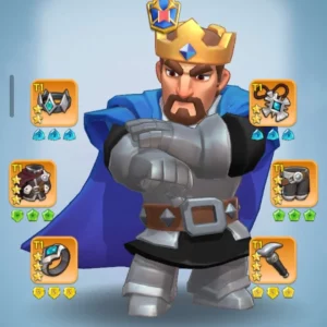 kingshot account for sale with 391M power, mid account, good for main account