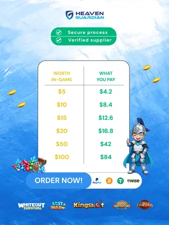 Heaven guardian Top Up Rate