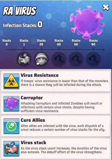 Last War Season 1 Crimson Plague Infection Stacks